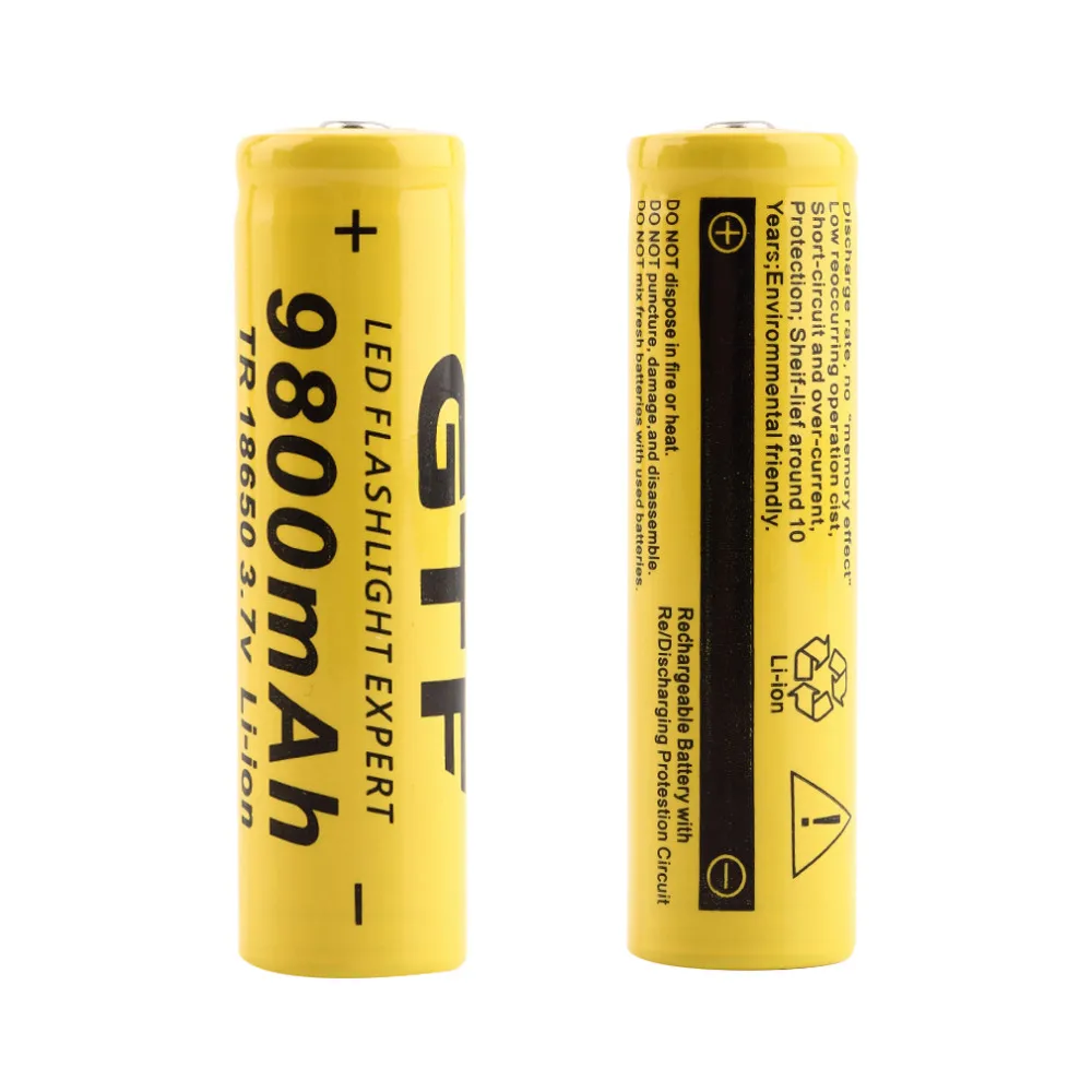 

AIMIHUO 18650 battery 9800mAh 3.7V rechargeable Li-ion battery flashlight use For Flashlight Torch Remote control
