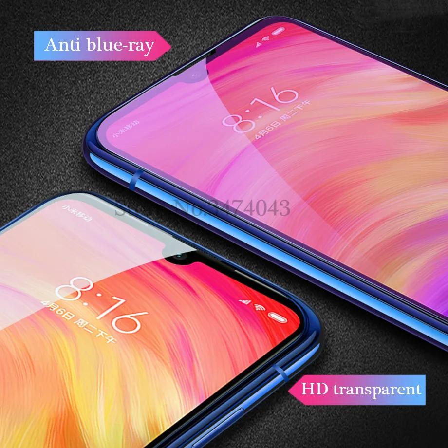 2 шт Полное закаленное стекло для Xiaomi Redmi Note 7 8 Pro Полное покрытие экрана Защитная пленка для Redmi note 8 7 Pro стекло