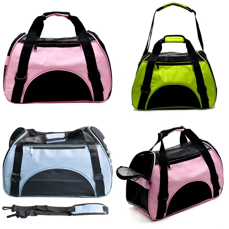 Portable Dog Cat Carrier Breathable Mesh Bag Pet Backpack Single