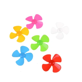 

High quality 6 Pcs/lot ABS Plastic Propeller 4 blade model accessories 2mm X 56mm Wholesale