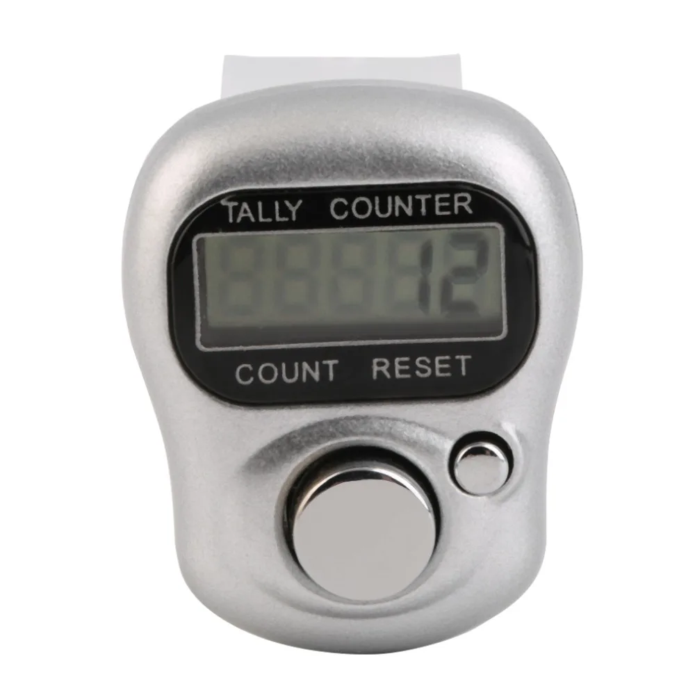 

Mini Hand Held Digit LCD Electronic Digital Golf Finger Tally Counter Sports Gym Fitness Prayer Counting Walk Golf Equipment