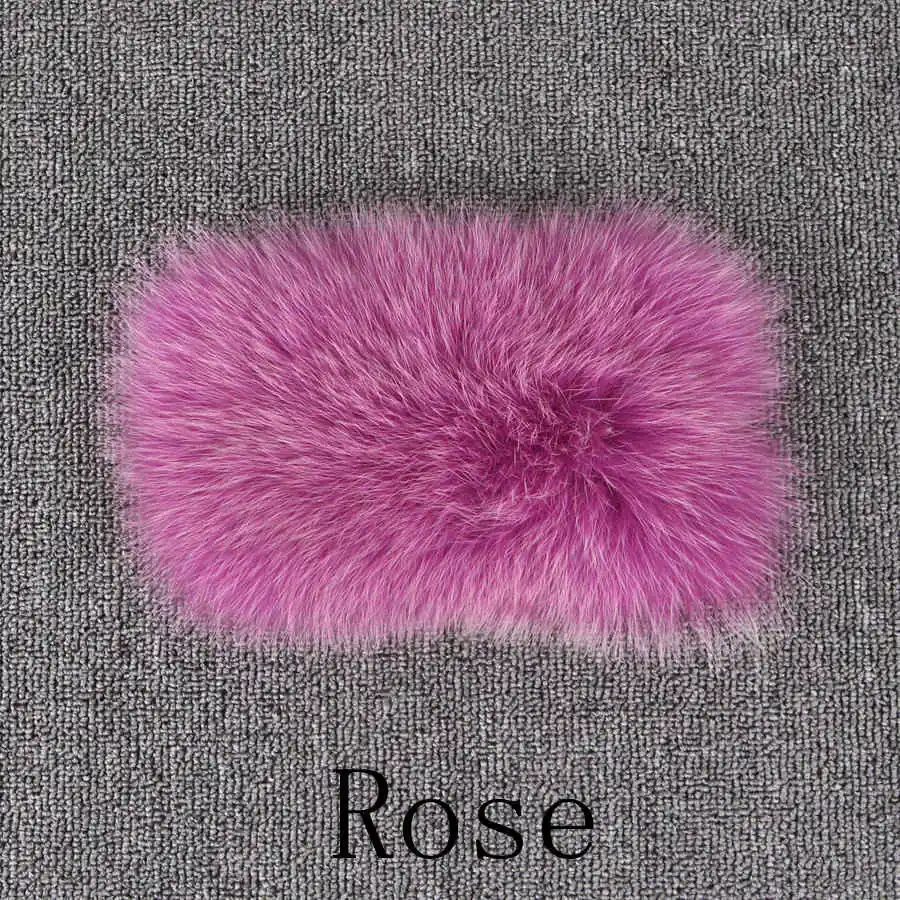 Короткая шуба из натурального Лисьего меха QC1815,, новое поступление, женская зимняя Толстая куртка из натурального Лисьего меха, большой воротник с молнией, напечатанная кожа - Цвет: rose