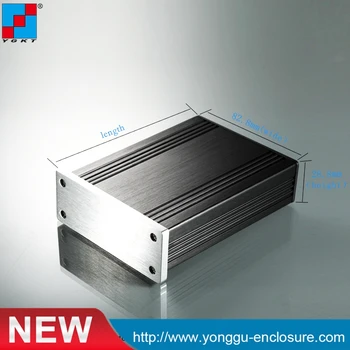 

aluminum PCB circuit board 82.8*28.8*110mm (wxhxl) small aluminum enclosures audio amplifier enclosure