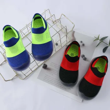 

2019 Spring Infant Toddler Shoes Girls Boys Casual Knitted Prewalkers Soft Sole Comfortable Non-Slip Kid Baby First Walkers