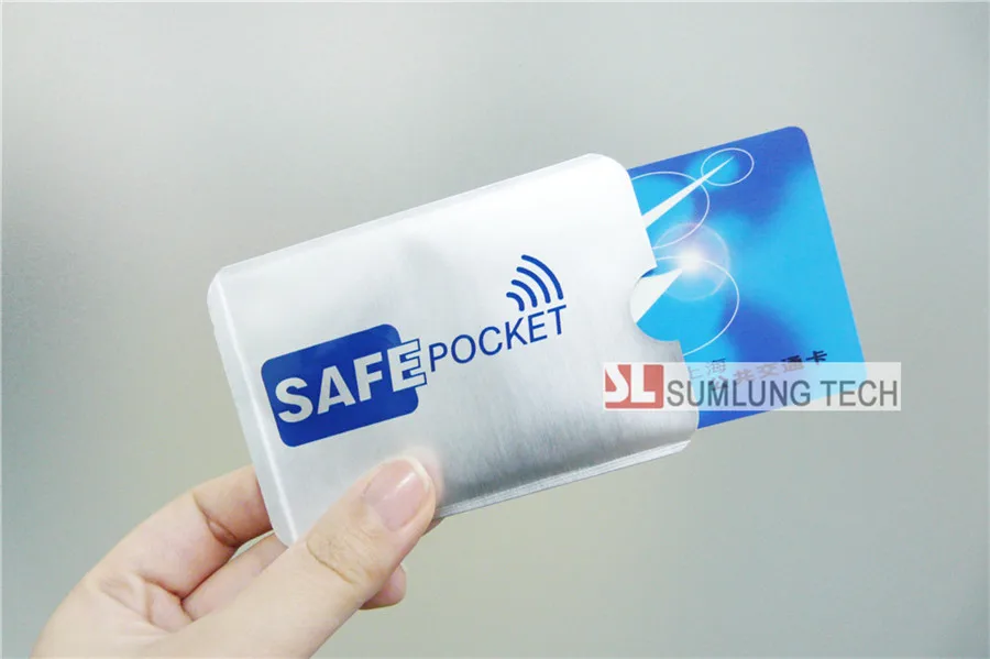 RFID Blocking Card Protector Paypass Contactless Card Holder 100 protection LOT