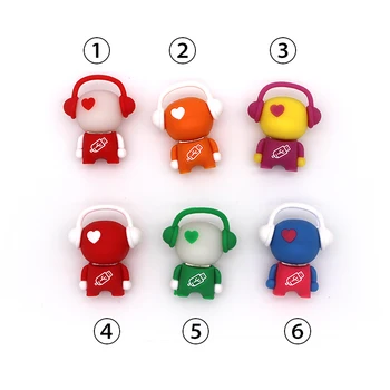 

Cartoon Music Pen Drive Personalizado Usb 2.0 Flash Drive Disk High Quality Gift Memory Stick Pen Drive 4GB 8GB 16GB 32GB 64GB