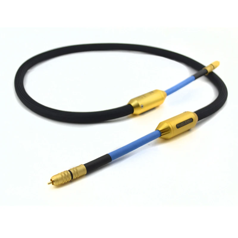 

Free shippping moonsaudio Golden Ridge II Coaxial digital Cable with Gold plated RCA plug connector