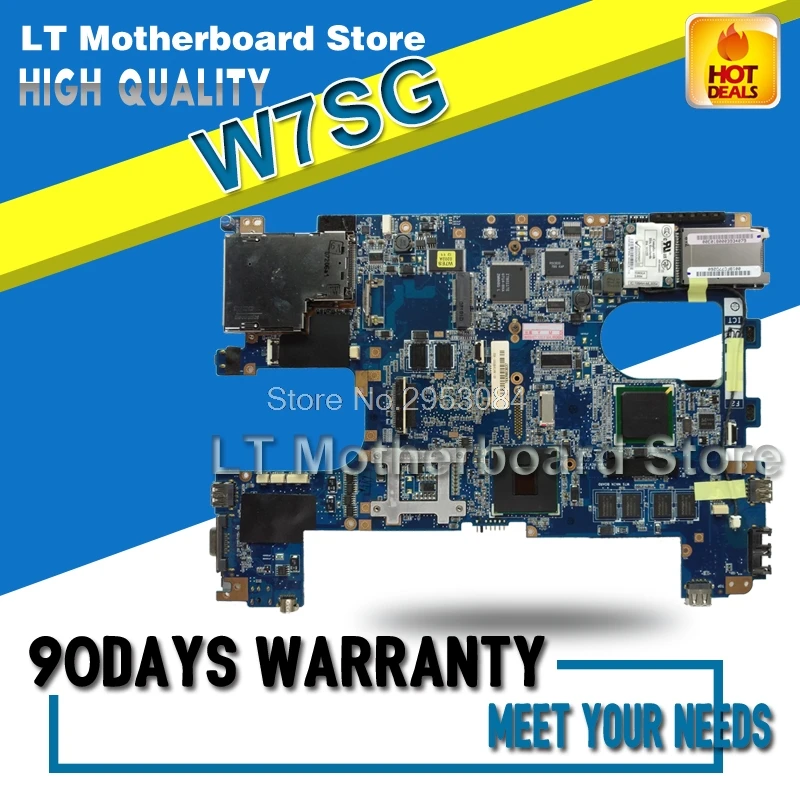 Motherboard For ASUS W7SG W7S Laptop Motherboard System Board Main Board Mainboard Card Logic Board Tested Well S-4 Motherboard For ASUS W7SG W7S Laptop Motherboard System Board Main Board Mainboard Card Logic Board Tested Well S-4