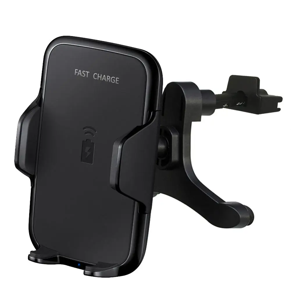 

Cell Phone Holder for Car with Fast Charger for iPhone X/8/8Plus Qi Wireless Charging for Samsung Note8/S7/S6/S8/S7edge Stand