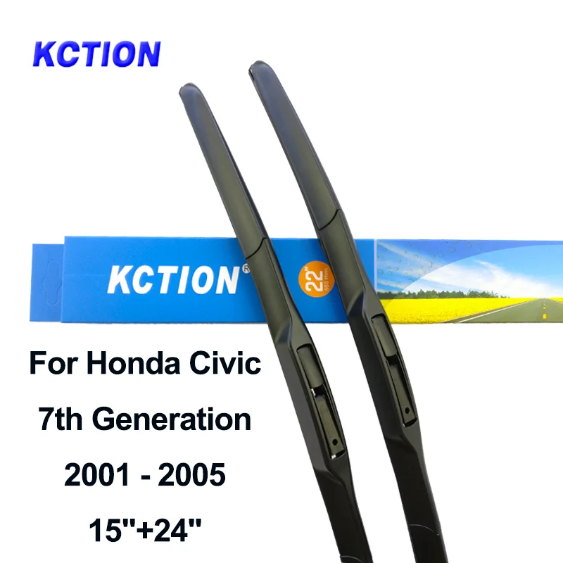 

Windshield hybrid wiper blade windscreen wiper car accessories for Honda Civic 7th 8th 9th Generation from 2001 to 2018 Fit Hook