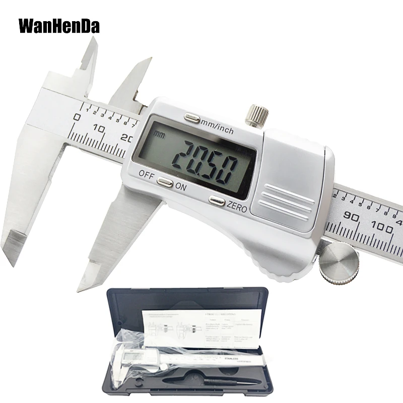 

Metal caliper Industrial level Digital Caliper 0-150mm 0.01 Stainless Steel Electronic Vernier Calipers thickness micrometer