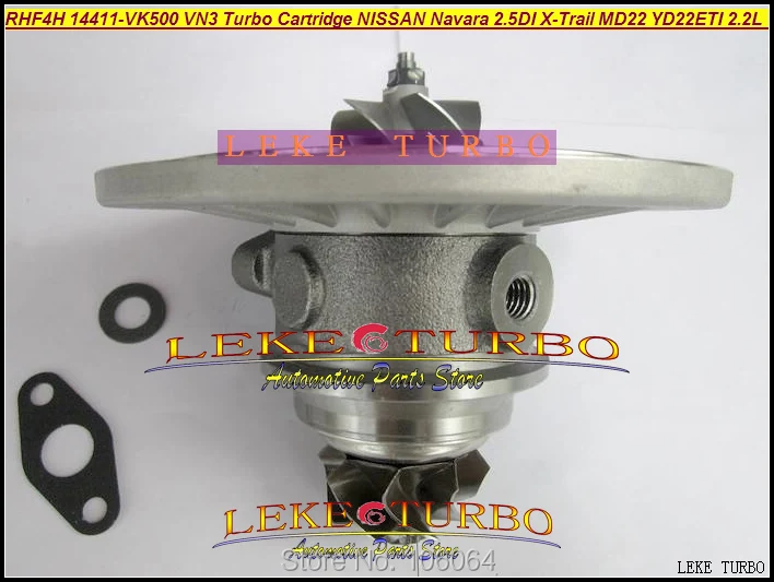 RHF4H 14411-VK500 VN3 Turbocharger Cartridge Turbo Chra Core For NISSAN Navara 2.5L DI X-Trail 2001-2003 MD22 YD22ETI 2.2L 136HP (1)