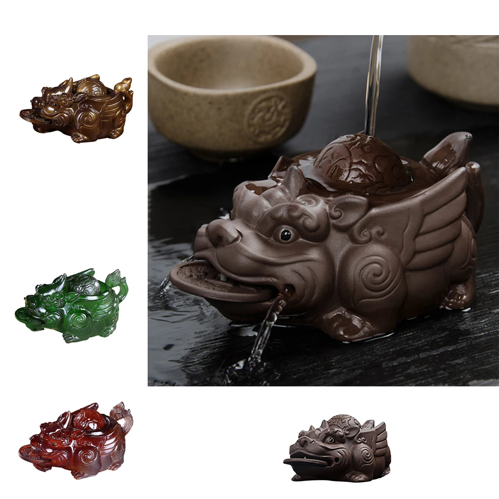 Tea Pets Ornaments Pi Xiu Pi Yao Fortune Table Decoration Ornament 