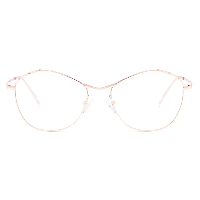 Gmei Optical Urltra-Light Titanium Alloy Oval Women Full Rim Glasses Frames For Myopia Reading Prescription Eyeglasses M18014