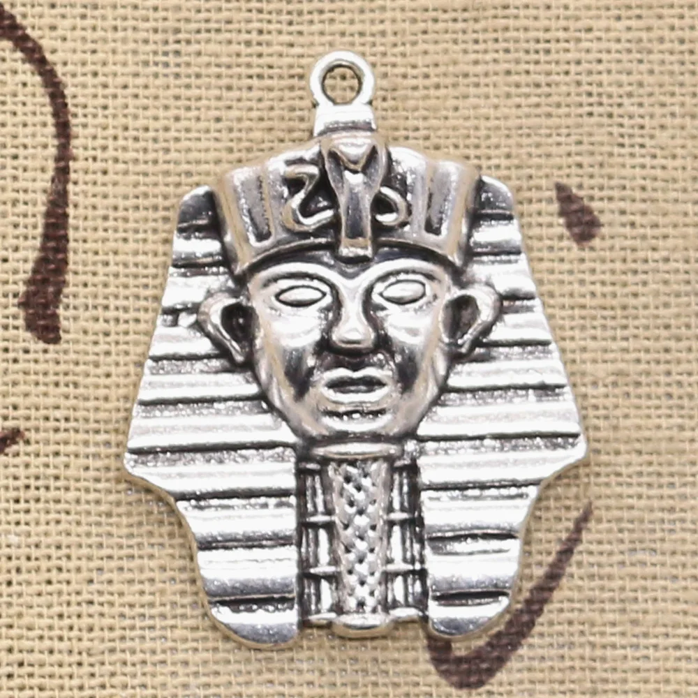 5 шт. подвески в виде египетского Королевского тютанхамена 36x28 мм антикварные