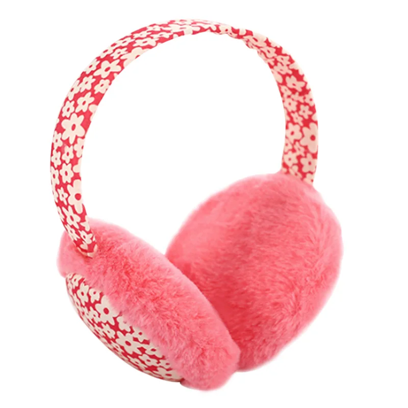 1PC Winter Earmuffs for Womens Round Shape Ear Muffs Outdoor Snow