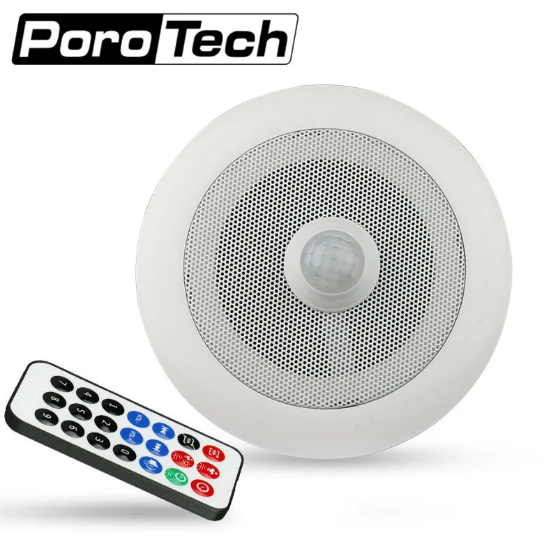 

KS-V3 Ceiling Mount PIR Motion Sensor Activated Mini Amplifier Speaker Public Voice Broadcast Device for Store Doorway Welcome
