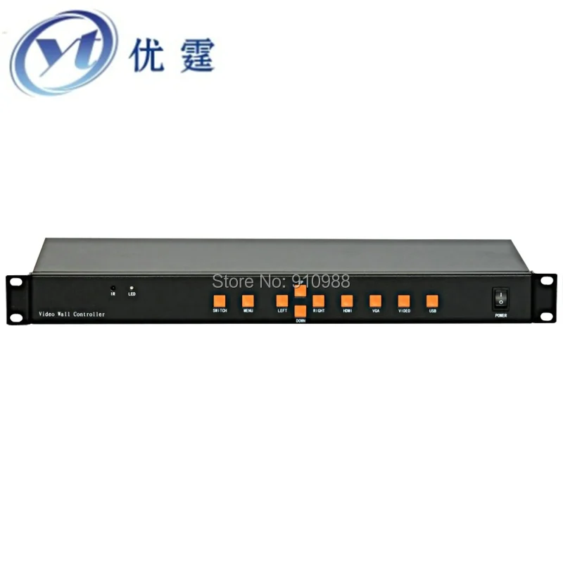 YOUTING LCD tv Video Wall Controller 3x3 HDMI VGA AV USB Processor image processor 9TV aspecto 16:9