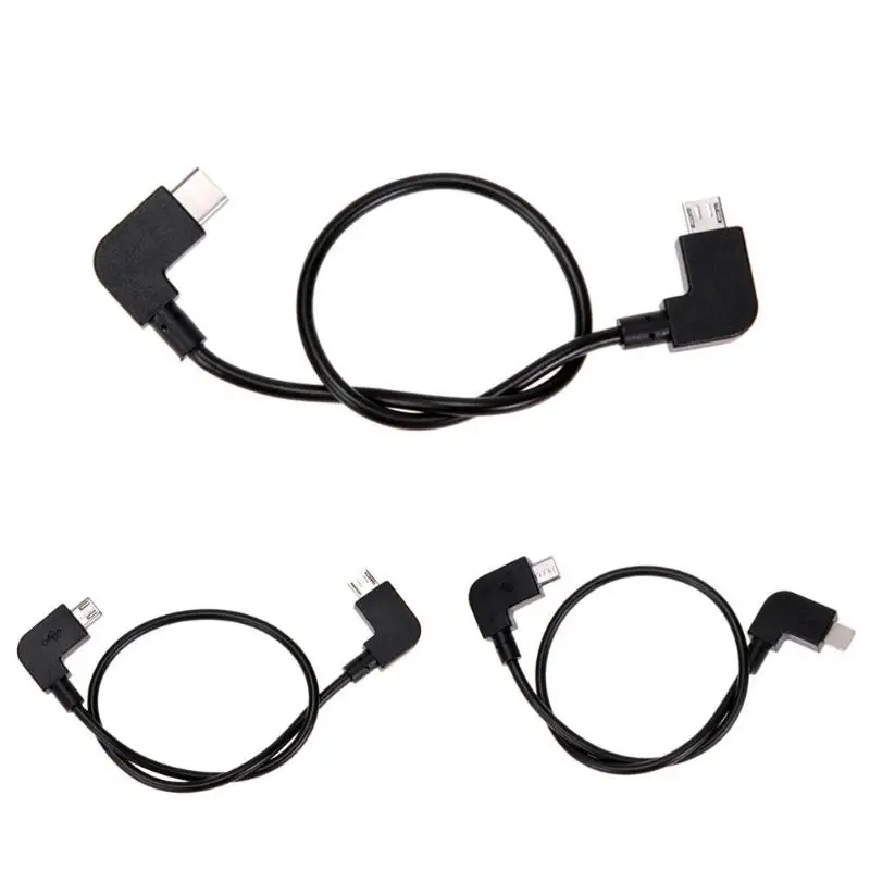 Кабель передачи данных ALLOET Micro USB для Lighting/Type C/Micro контроллера DJI Spark/Mavic Pro iPhone iPad