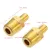 Пара 1/4" NPT MPT Латунный Воздушный Компрессор Наполнительный Клапан Бака Schrader Латунные Клапаны и Детали
