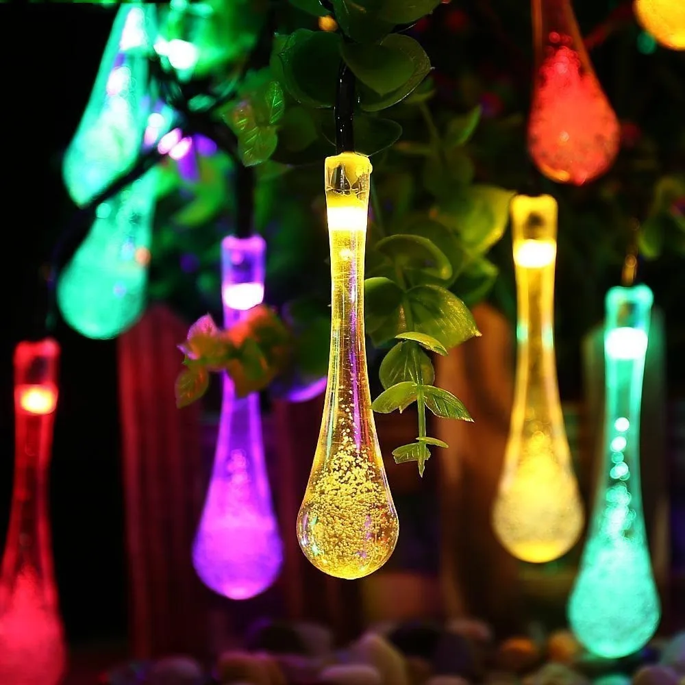 Hi Lumix Солнечная лампа 5 м 20LED Капля воды Солнечный свет шнура водонепроницаемый