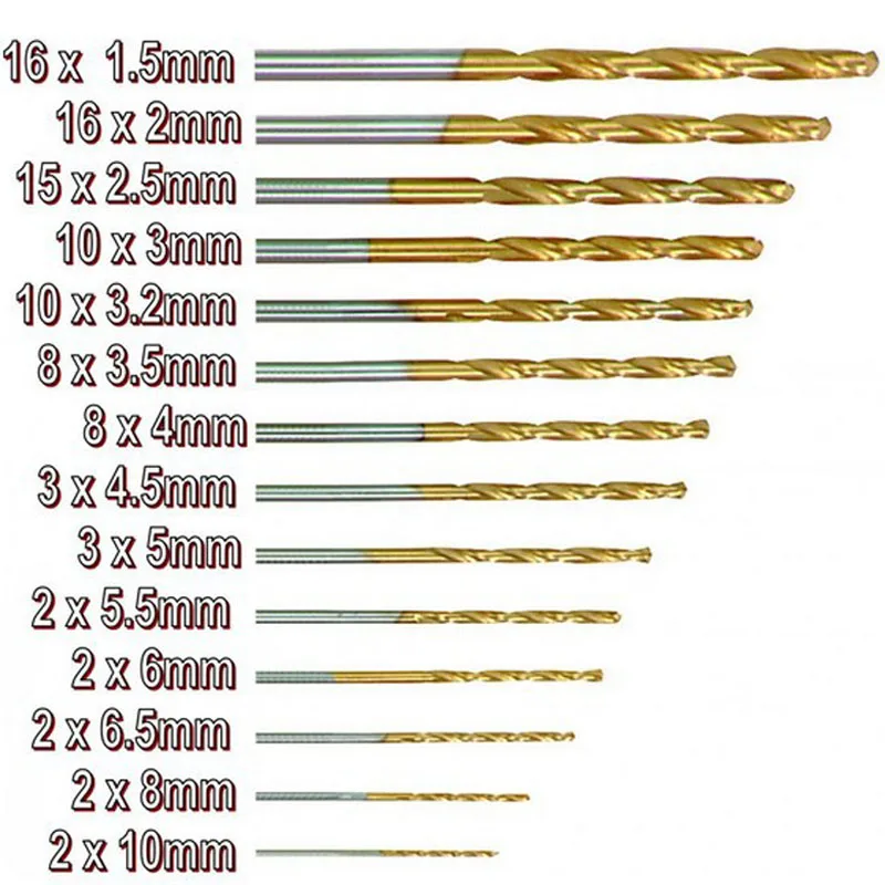 99 шт титановые HSS сверла с покрытием 1,5 мм-10 мм из нержавеющей стали электрические сверла инструменты H019