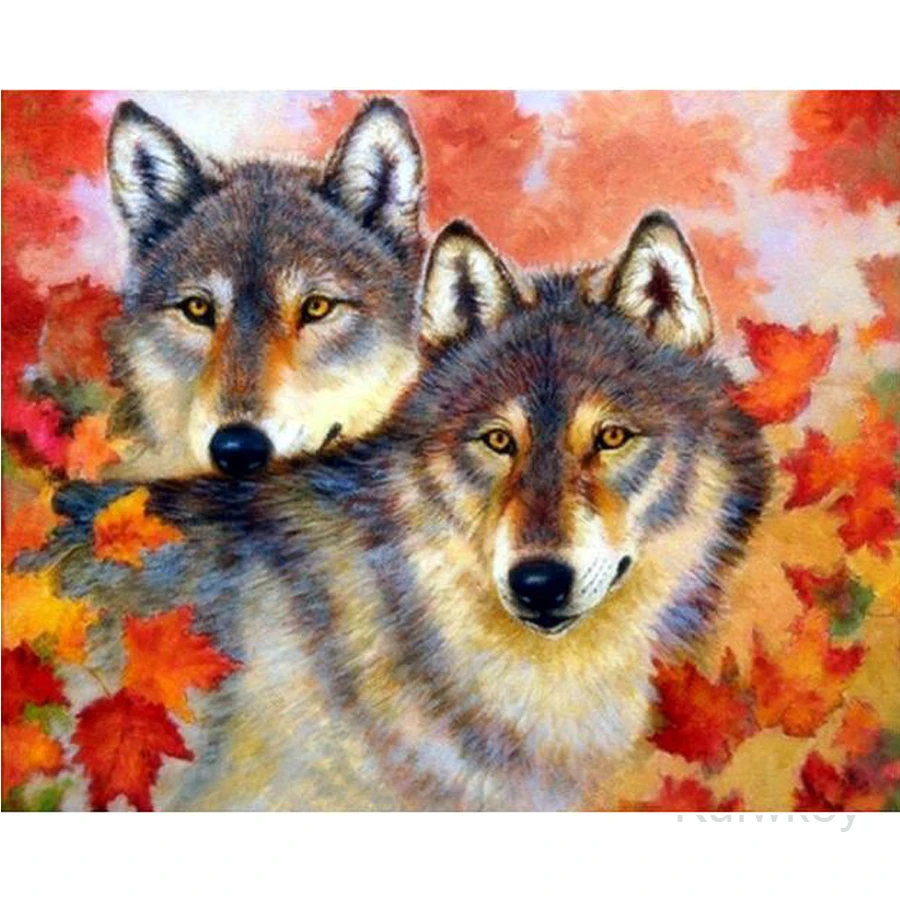 3d Diamond embroidery wolf 5d diy diamond painting wolf pictures full