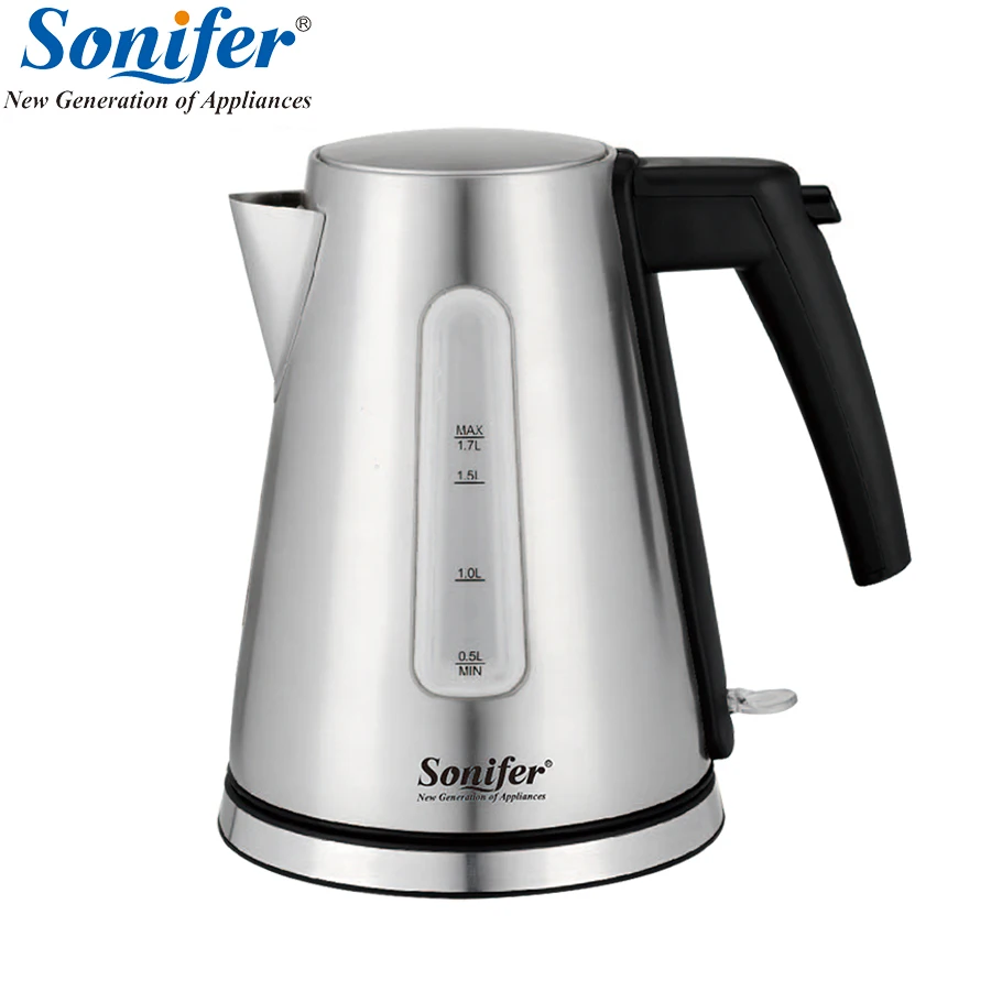 

1.7L stainless steel Electric Kettle 1850W Household Quick Heating Electric Boiling Pot Household safety kettle easy Sonifer