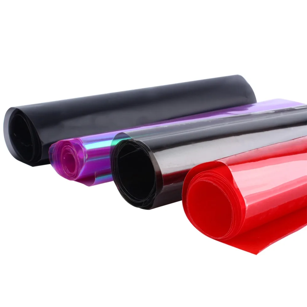 

12" x 48" RED Chameleon DIY Neo Light Vinyl Pearl Color Fog Light Headlight Taillight Tint for Car Light Tint Vinyl Wrap Sticker