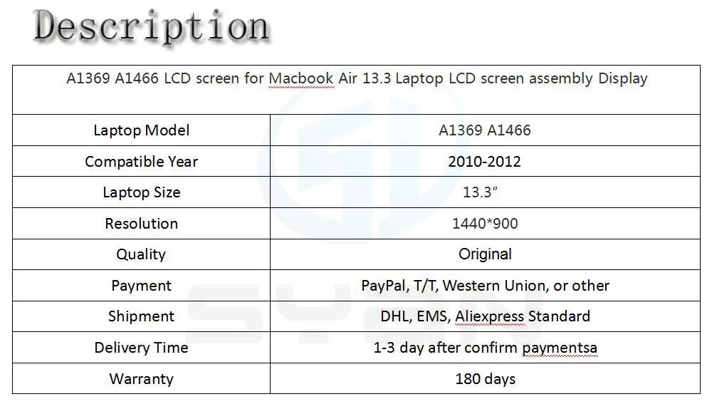 A1466 ЖК-дисплей экран для ноутбука Macbook Air A1369 ЖК-дисплей светодиодный Дисплей экран MD760 MJVE2 EMC 2632 EMC2925 LP133WP1 TJA1/TJA3 2010- года