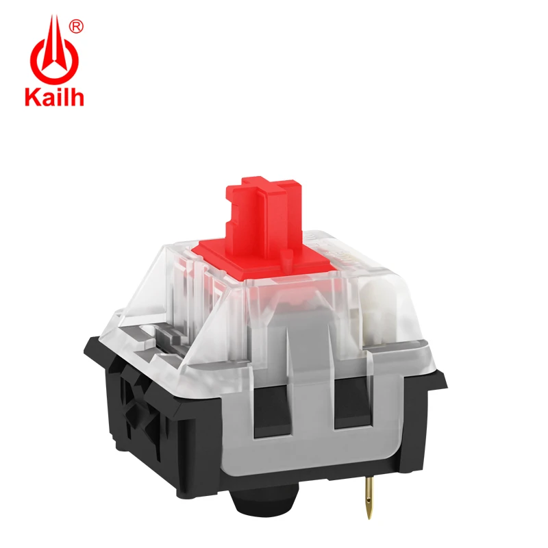 

China Kailh Gaming Mechanical Keyboard Switch SMD with Brown/Red/Blue/Black Keystem, with Pins