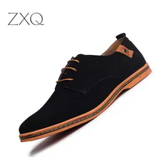 Plus Size 38-48 Classical New Fashion Men Cowhide Leather Low Top Flat Oxford Shoes For Male Zapatos Mens Shoes Casual