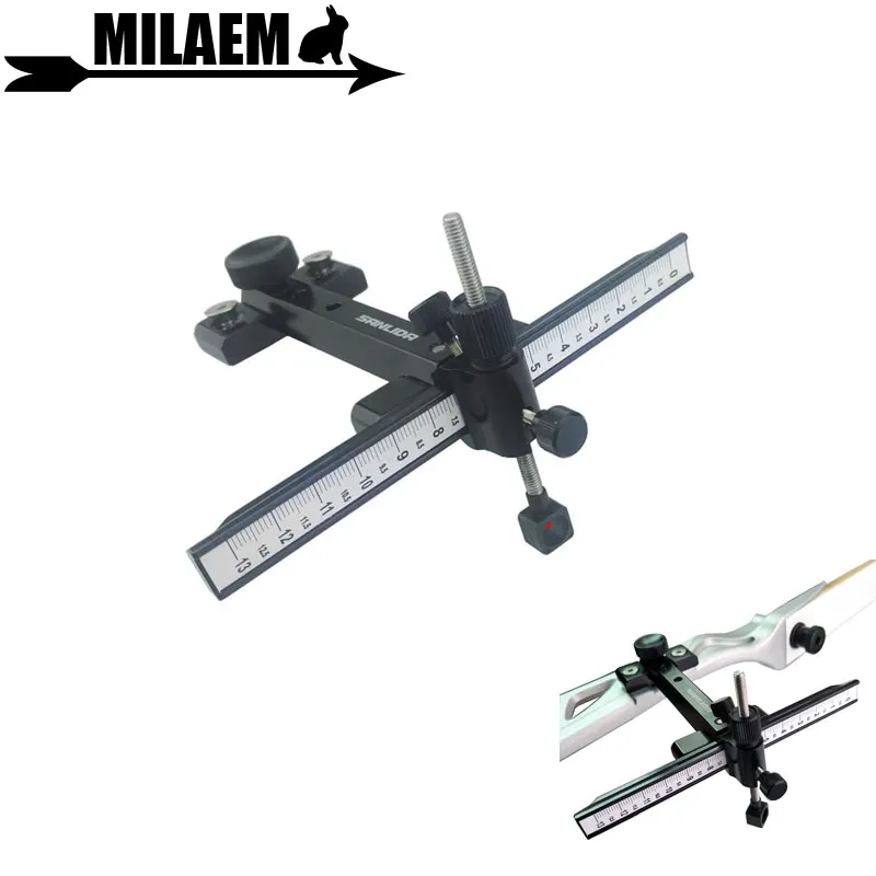 1pc Archery Recurve Bow Sight Hunting Target Shooting Practice Bow Sight Material Alloy Bow