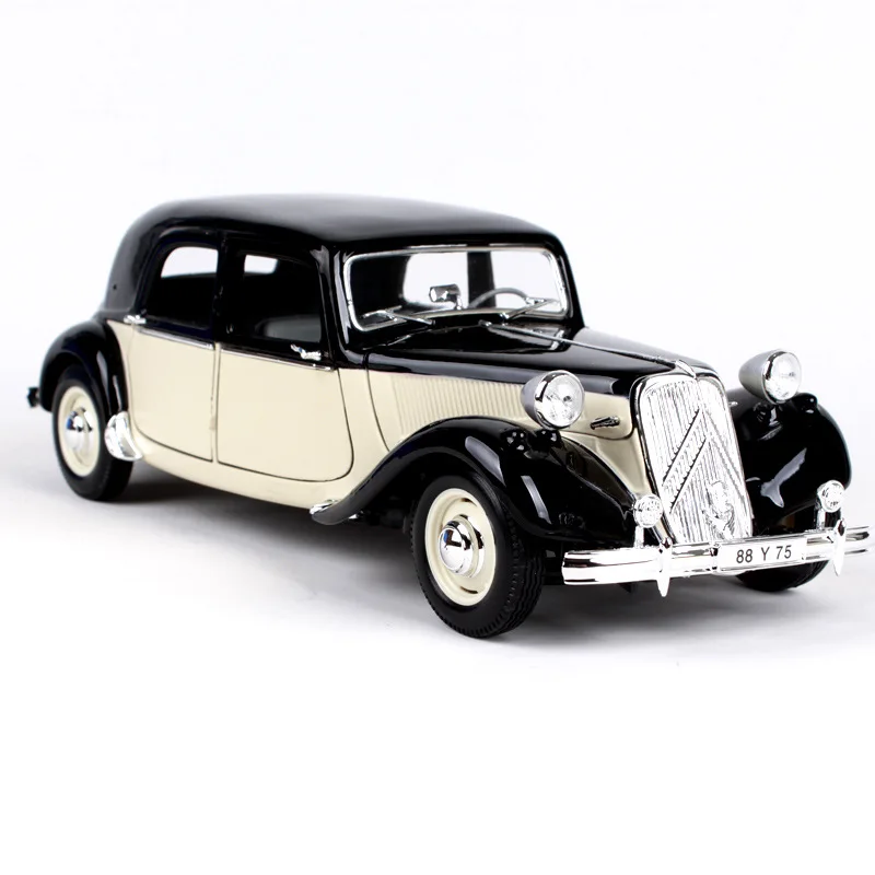 1:18 литая под давлением модель спортивного автомобиля игрушки для Citroen 1952 15cv 6 Cyl классическая версия литья под давлением винтажные модели автомобилей для сбора