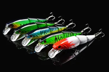 

5 PCS export multi section road sub bait floating bionic bait set full set