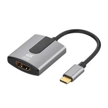

USB C to HDMI Adapter for MacBook Pro 2018 2017 MacBook Air iPad Pro 2018, Samsung Galaxy S10 S9 Surface Book 2 Type C to HDMI