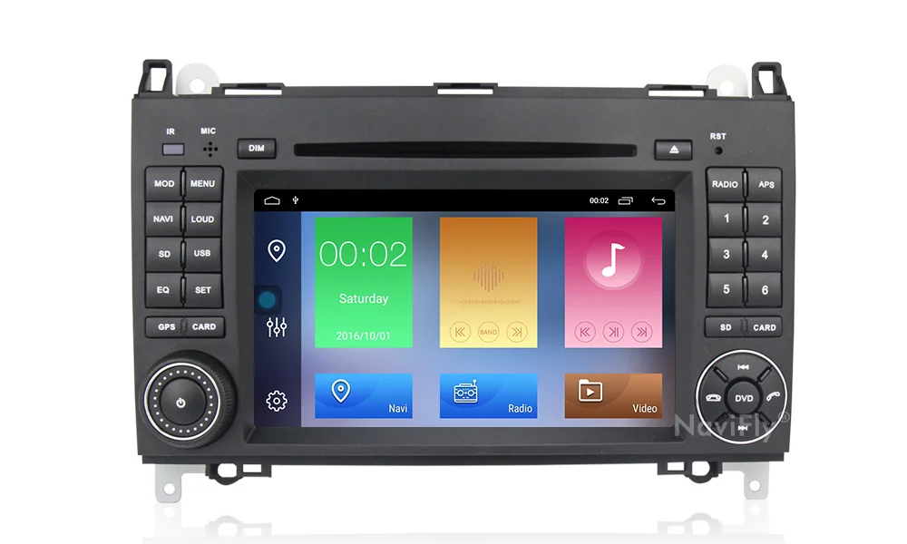 Sale Navifly Android9.1 RDS OBD2 DAB Car Multimedia player For Mercedes Benz B200 A B Class W169 W245 Viano Vito W639 Sprinter W906 14