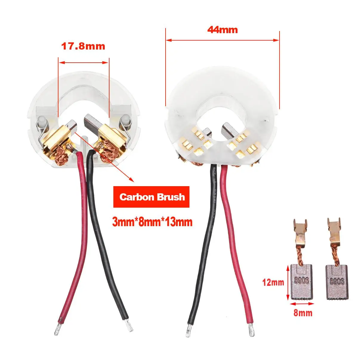 1 пара карбоновых щеток с 2 шт. карбоновых щеток Замена для HILTI SFC14-A SFC14A SFC 22-A 22A держатель щеток для электроинструмента