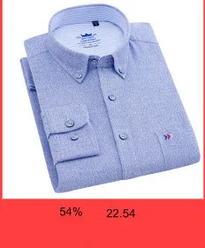 Winter mens work shirts striped solid color Long sleeve social men dress shirt oxford male shirts Plus size 4XL White color