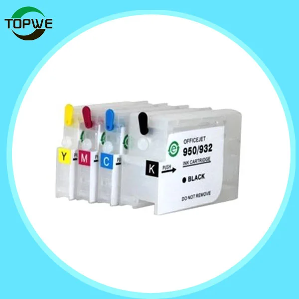 950 951 ink cartridge for HP 8100 inkjet printer with auto reset chips without inks -in Ink