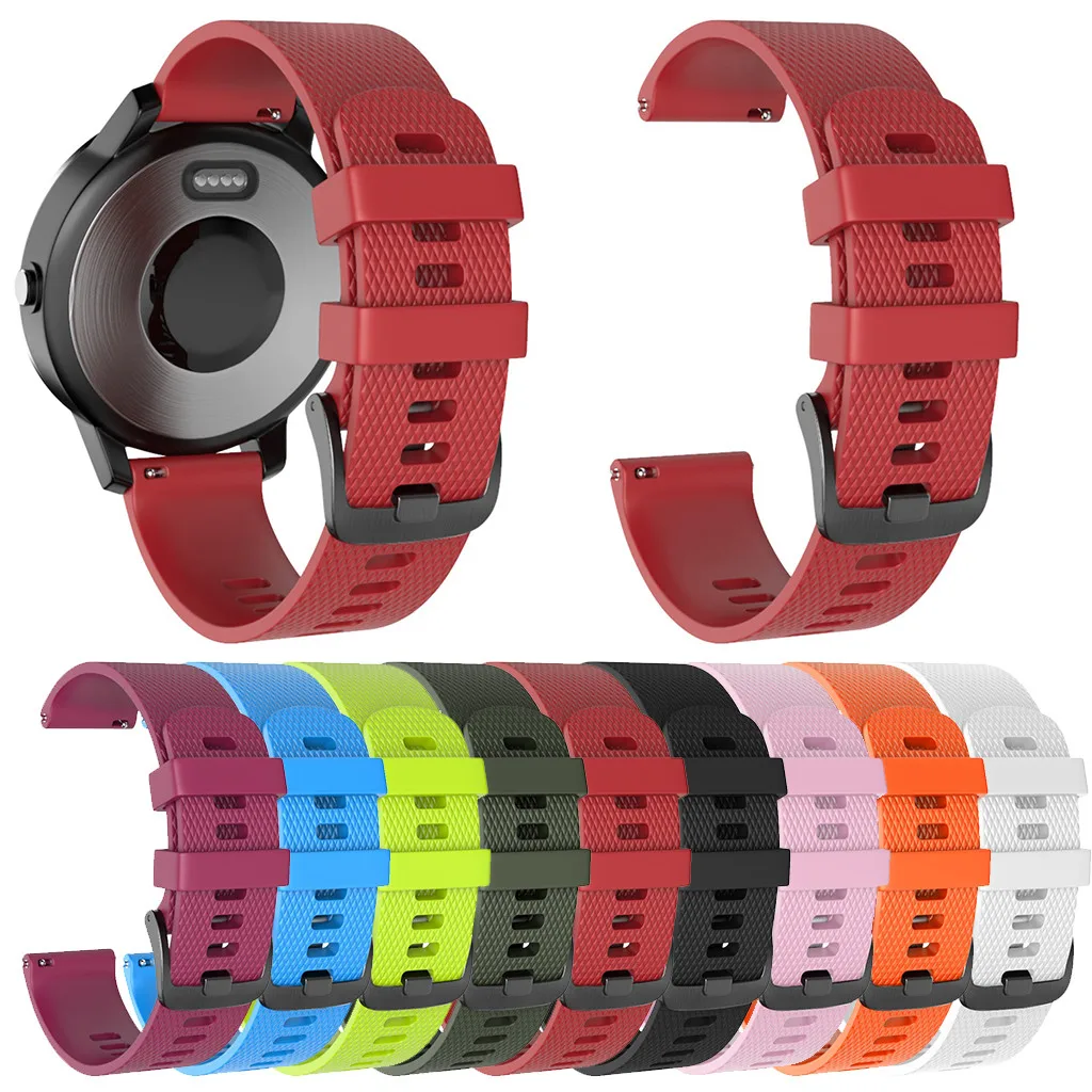 Ремешок Браслет для Garmin Vivoactive 3 большой силиконовый сменный спортивный ремешок