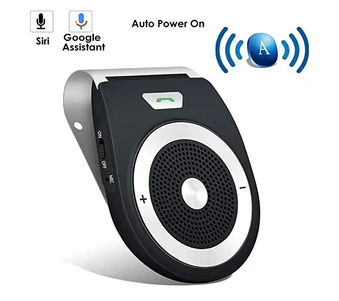 

New Car Bluetooth Kit T821 Handsfree Visor Speaker Phone Support Bluetooth 4.1 EDR Wireless Car Kits Mini Visor Hands Free Calls