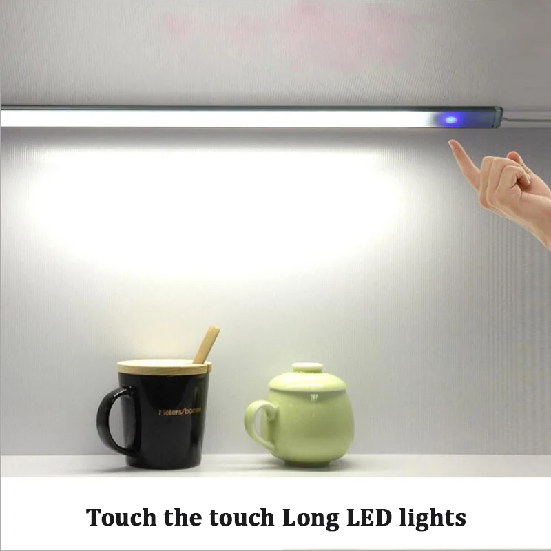 

LED Reading Light 5V 6W Finger Sense Adjustable Intensity With Retaining Clip Charging Wardrobe/Desktop Strip Lights FYD-1611
