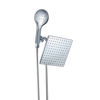 

Rain Shower Head Home Hotel Bathroom Large Panel Shower Silvery Metal