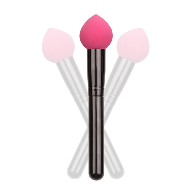 

Mushroom puff makeup brush dripping gourd puff with handle cotton sponge makeup tool