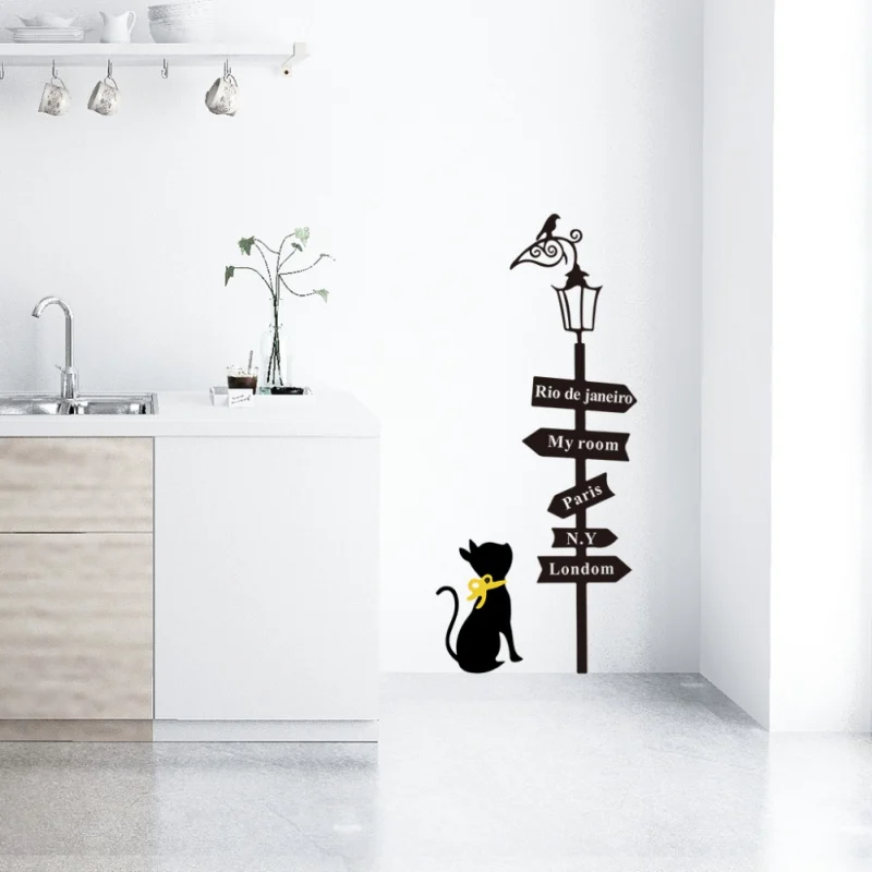 Large Kitchen Wall Sticker Cuisine Coffee Vinyl Stickers poster house Decoration Accessories Mural Decor Wallpaper wallstickers