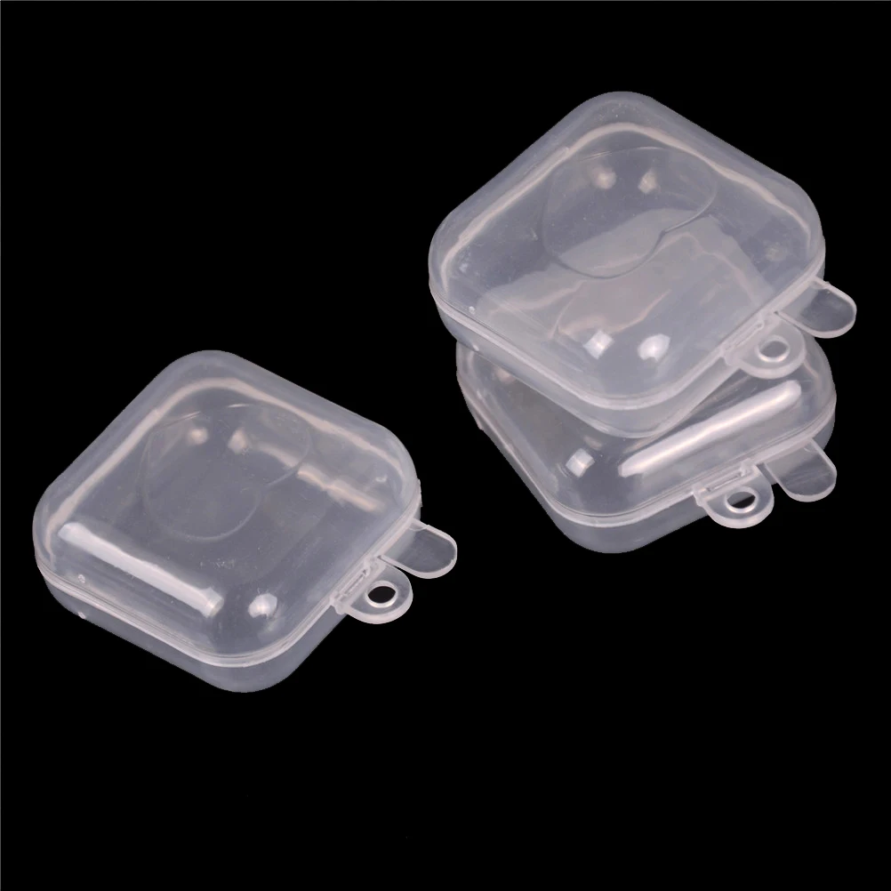 Упаковка маленькая коробка чип ящик для хранения прозрачный Пластик маленького продукта конфеты гаджеты ящик