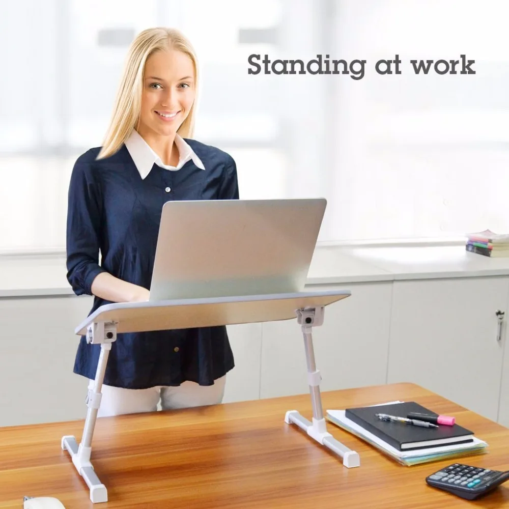 Quality Adjustable Laptop Table, Portable Standing Bed Desk, Foldable Sofa Breakfast Tray, Notebook Stand Reading Holder for Kid Quality Adjustable Laptop Table, Portable Standing Bed Desk, Foldable Sofa Breakfast Tray, Notebook Stand Reading Holder for Kid