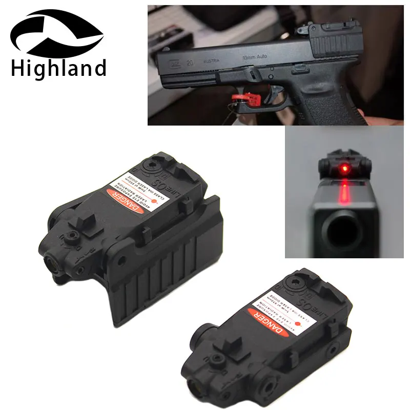 

Tactical Glock 17 Laser Sight Rear Red Laser Scope Sight fit Airsoft Glock 17 19 22 23 25 26 27 28 31 32 33 34 35 37