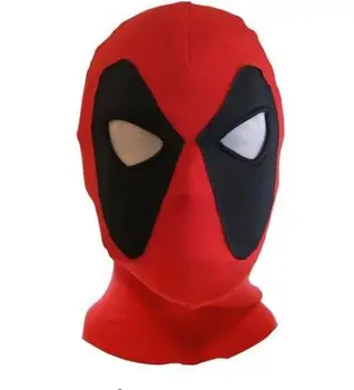 

Deadpool hood Cosplay Deadpool Hoods Wholesale And Retail Halloween Costume Spandex Comics Mask Red for Adults/Kids/Children